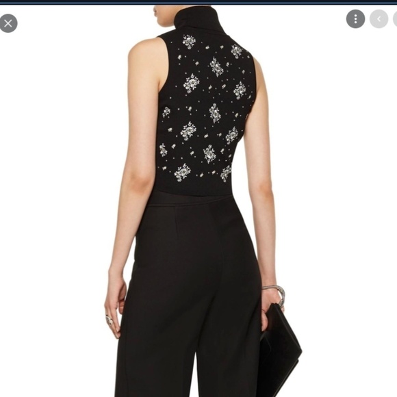 Cinq A Sept Stardust cropped turtleneck top sz S - Picture 3 of 13